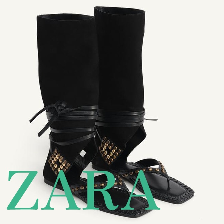 【ZARA】LIMITED EDITIONレザーハイカットサンダル 4601/510/800