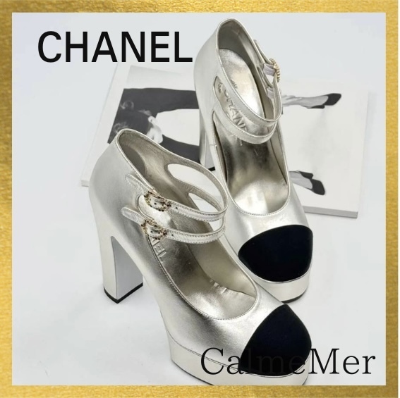【CHANEL】25SS 新作！ ☆ ハイヒール メリージェーン ☆