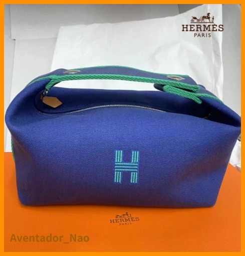 周りと差がつく★HERMES ブリッドアブラック PM ブルー