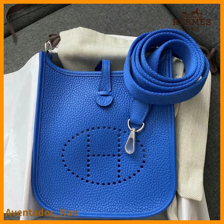 入手困難★HERMES エヴリン アマゾーヌ TPM ブルーゼリージュ