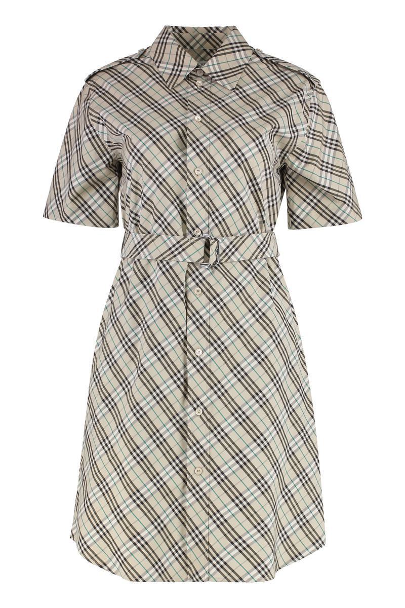 【関税＆送料込み】Burberry Cotton Shirtdress