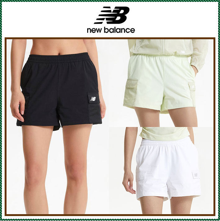【New Balance】 WOMEN 3.5 Woven Cargo Shorts / 追跡付
