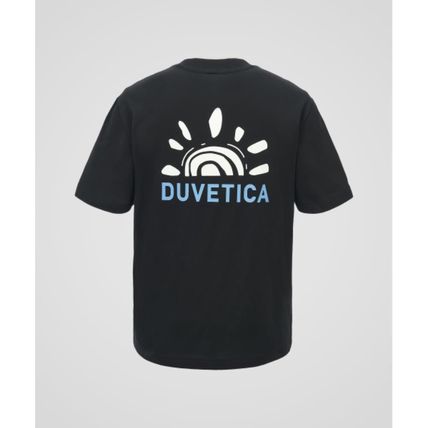 Tシャツ・カットソー DUVETICA Safri Black Men's Short Sleeve T-Shirt V-25S-VURS11 DUVETICA(デュベティカ) Tシャツ・カットソー(メンズ) - 海外