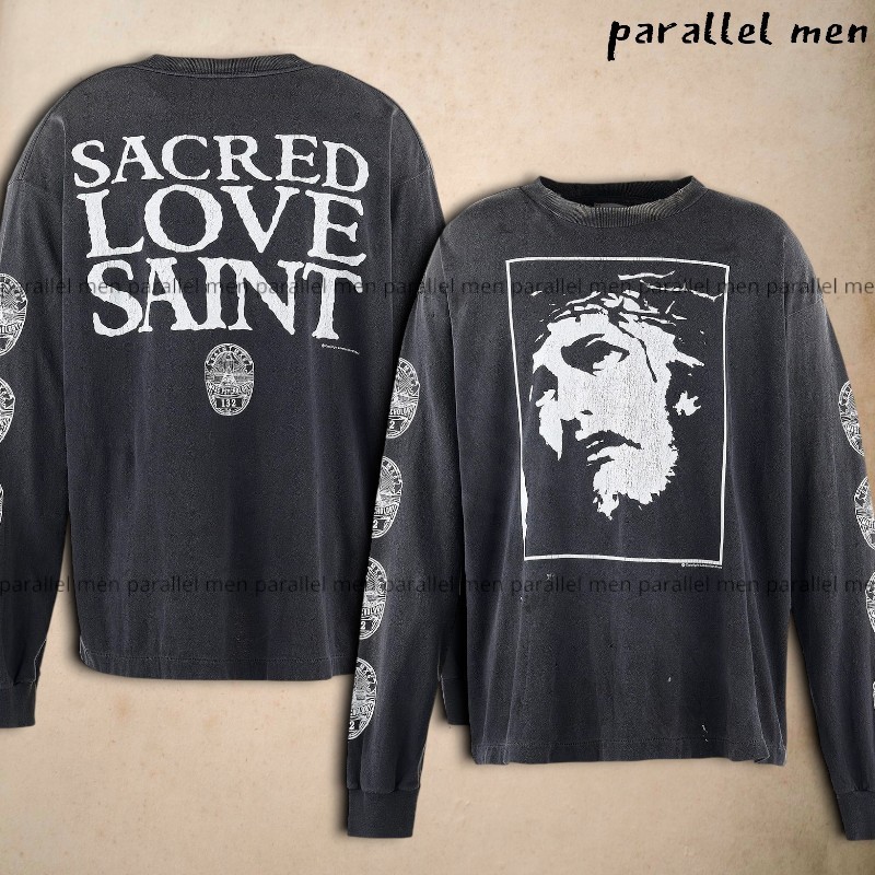 【SAINT MXXXXXX】LOVE SAINT ロングスリーブ Tシャツ ロンT