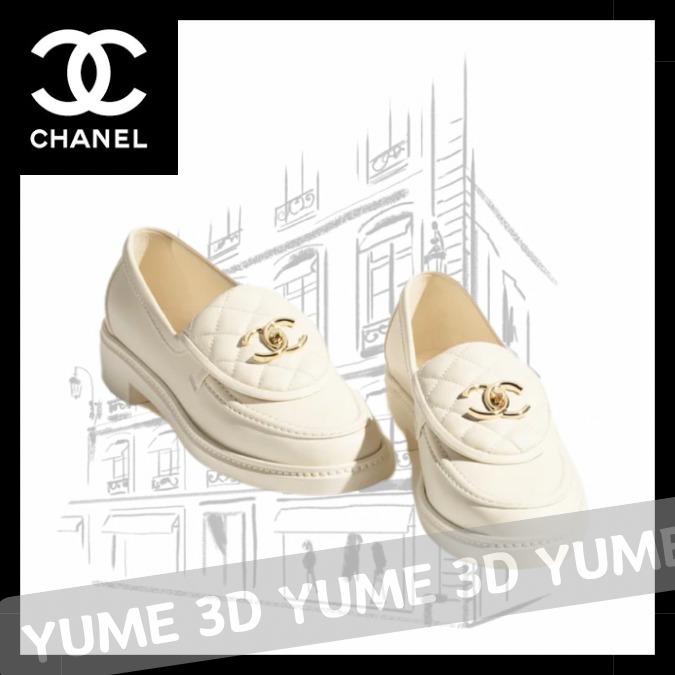 CHANEL♡ローファー♡上品なアイボリー♡