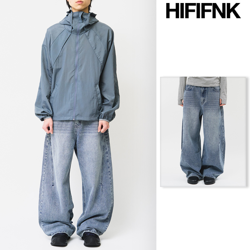 【HI FI FNK】Object Wide Denim