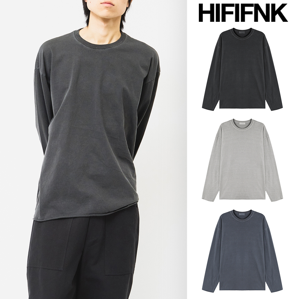 【HI FI FNK】Cut Pigment Longsleeve