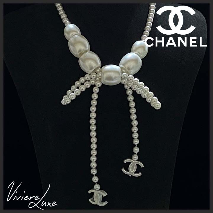 *即映えジュエリー★話題急上昇*【CHANEL】パールネックレス