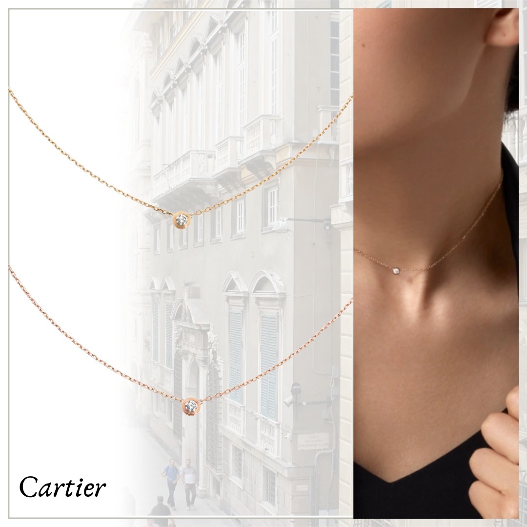 エターナルな魅力【Cartier】ダムール ネックレス