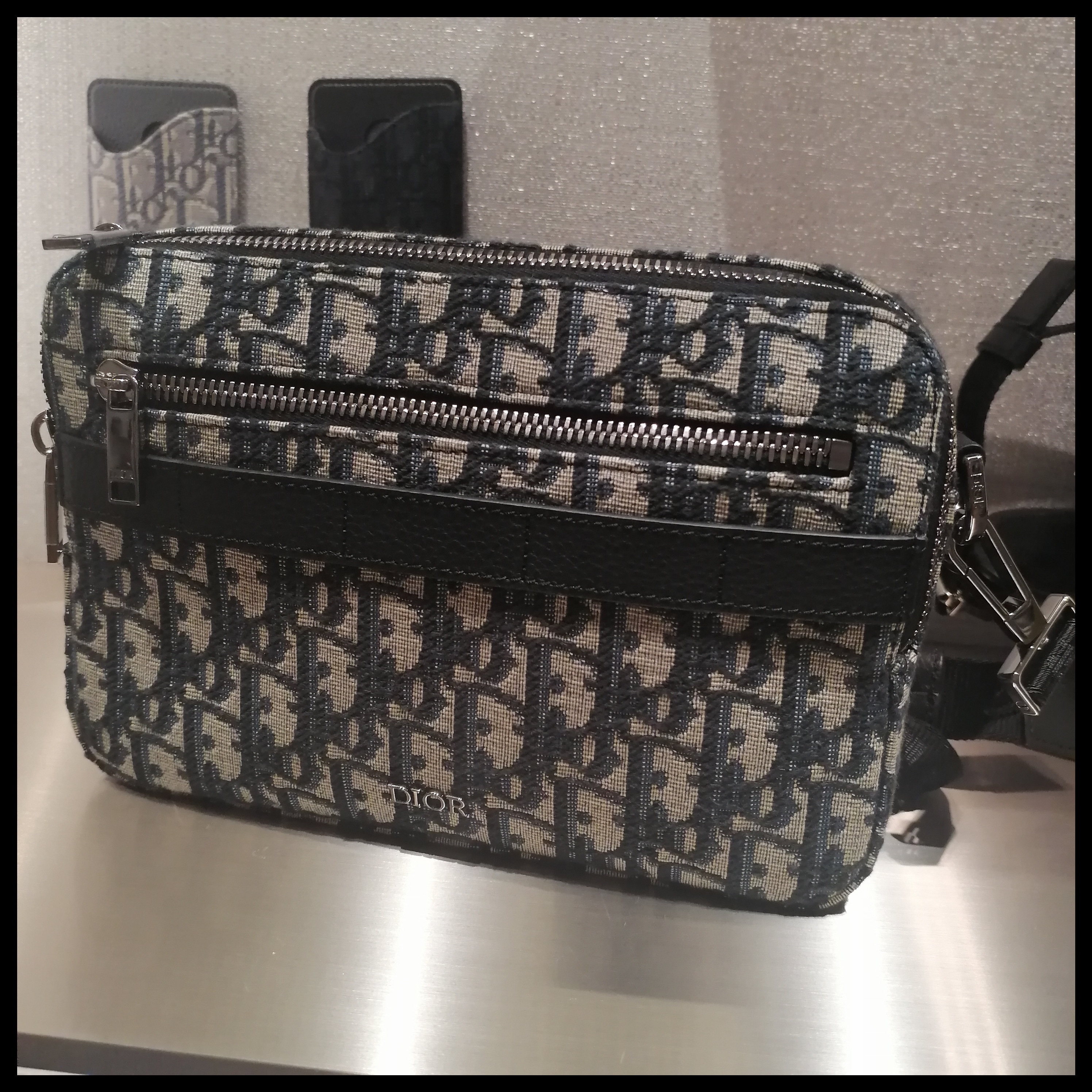 ◆Dior◆ Safariバッグ ミニ ディオール オブリーク ジャカード