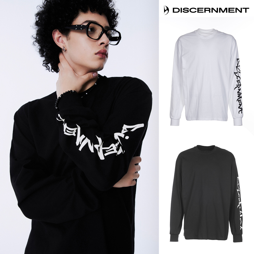【DISCERNMENT】25SS★ Offset Letter Long Sleeve