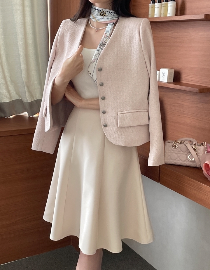 【I AM MARI】Poyer Basic Flared Skirt