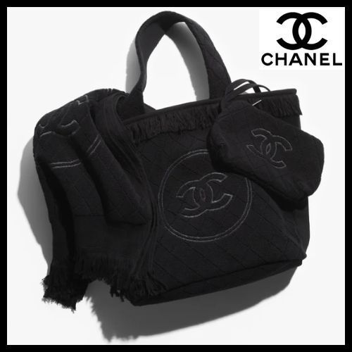 **最新作**【CHANEL】大人気 毎年活躍 ビーチ タオル&バッグ