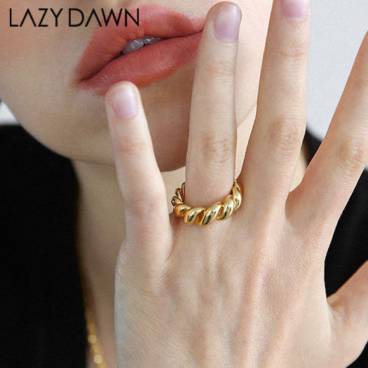 [LAZYDAWN] croissant ring 指輪 リング