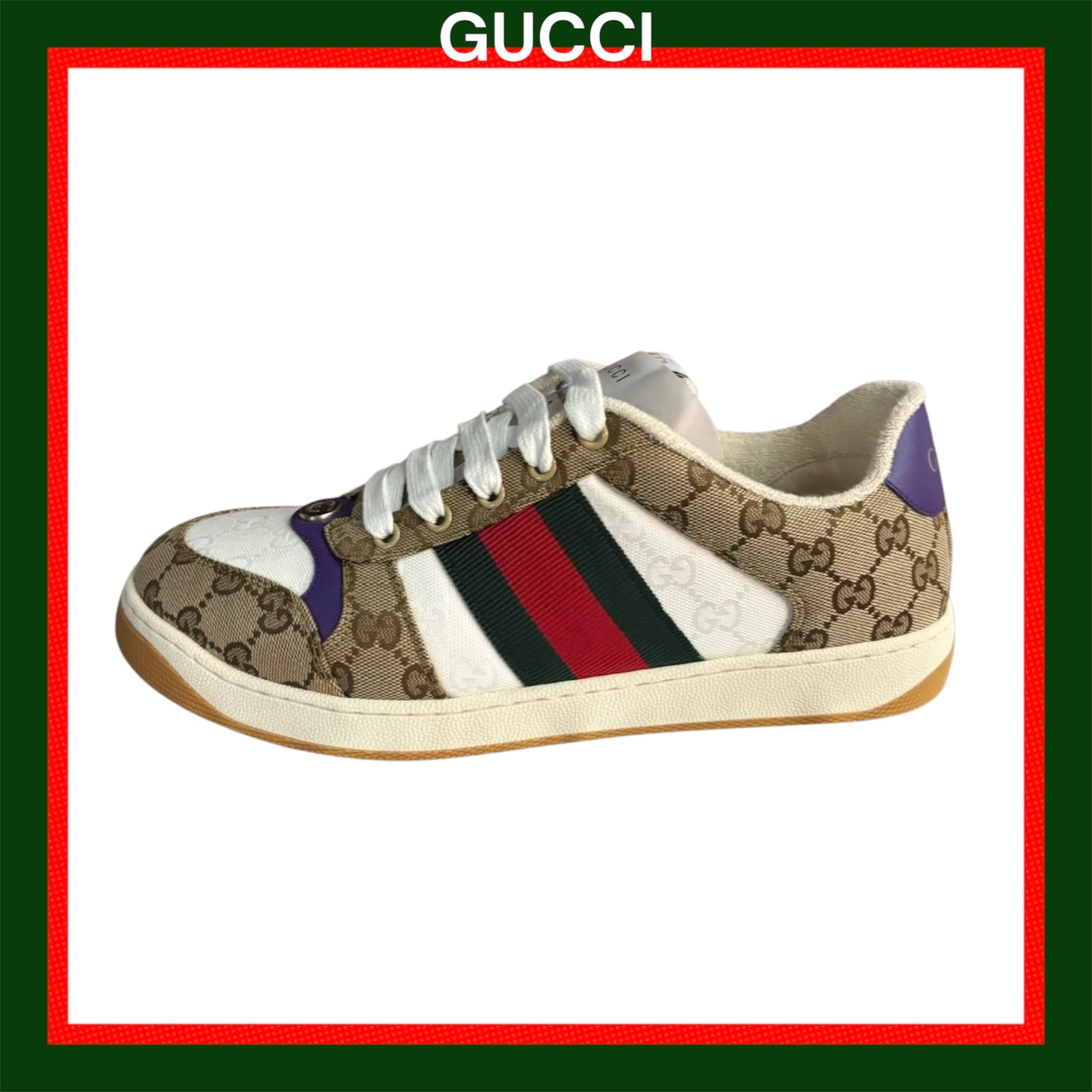 【おしゃれのポイントに♪】GUCCI メンズ スニーカー