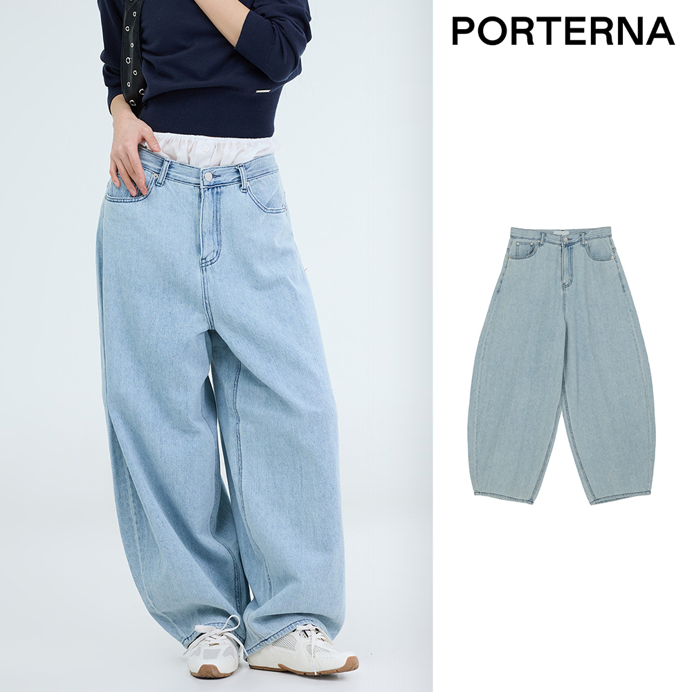 【PORTERNA】Proofy Light Wide Jeans
