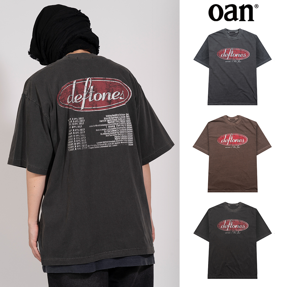 【oan】Arounder Pigment Short Sleeve T-shirt