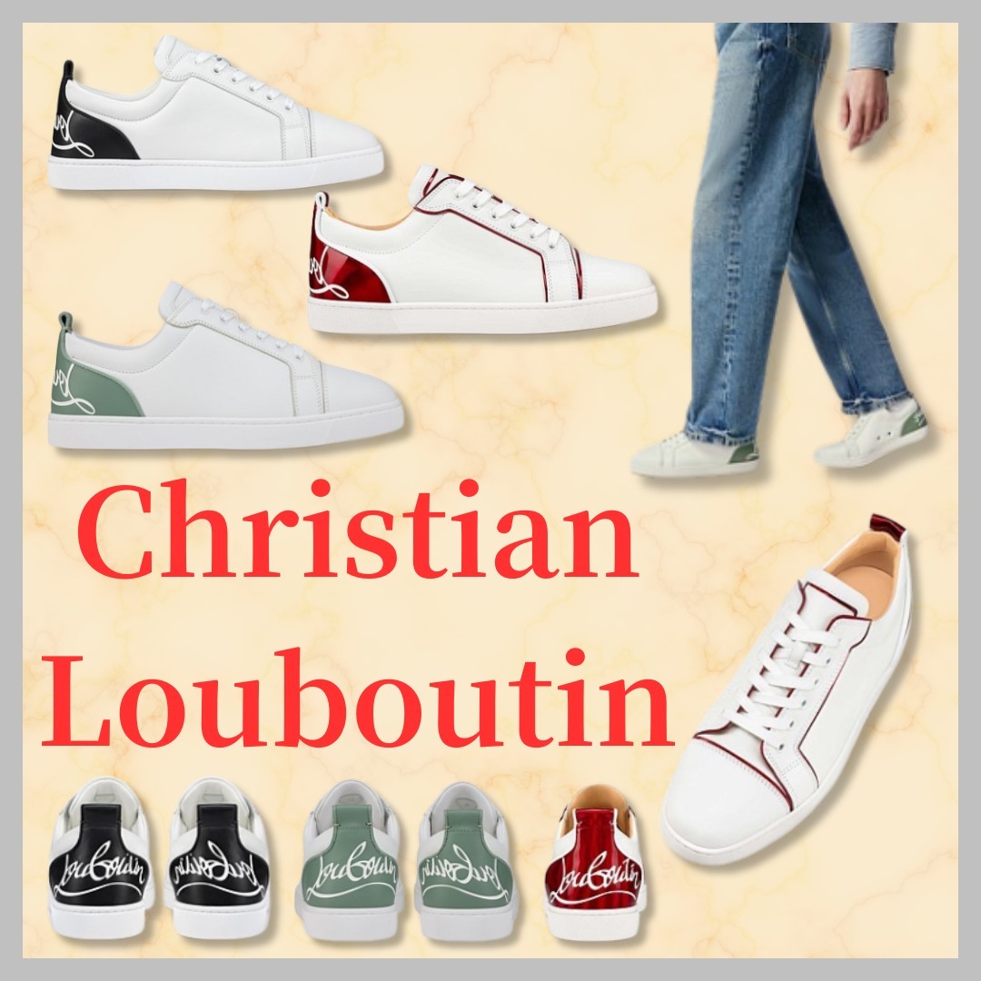 ChristianLouboutinロートップスニーカー FunLouisJunior レザー