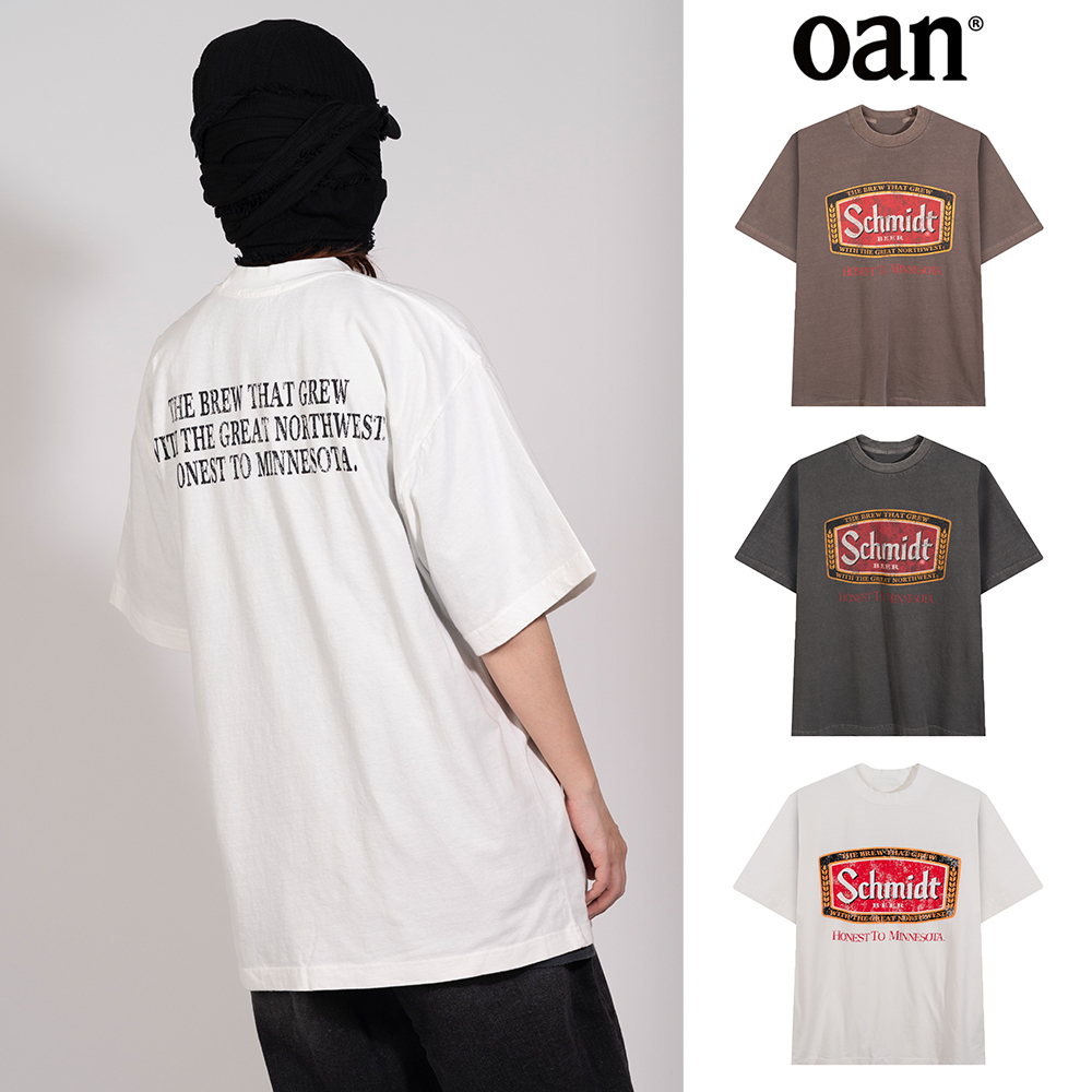 【oan】Honest Beer Short Sleeve T-shirt