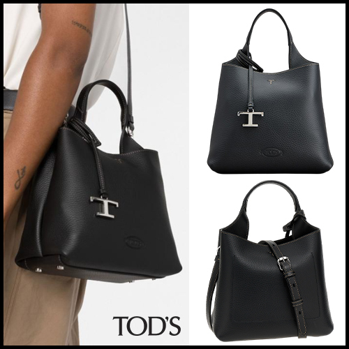 【TOD'S】 タイムレス ミニトートバッグ 兼 ショルダーバッグ