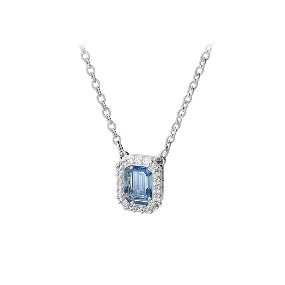 ★SWAROVSKI★ Una Blue Rhodium Necklace 5614926