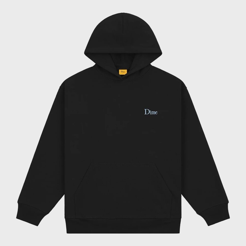 ■Dime■ Classic Small Logo Hooded T-Shirt Black