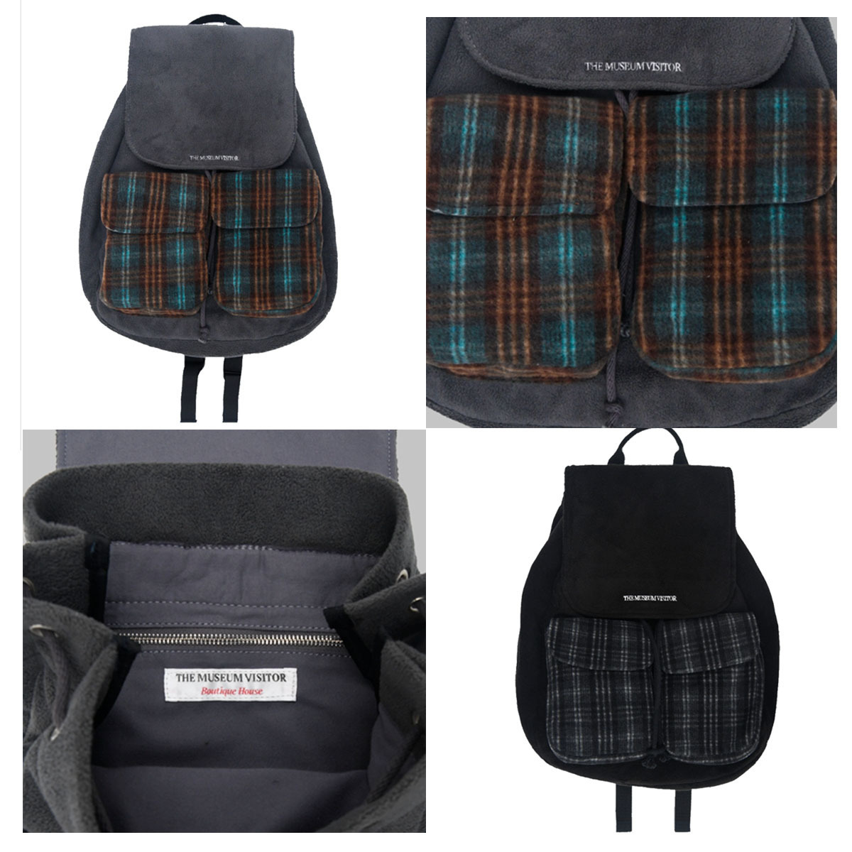 バックパック・リュック THE MUSEUM VISITOR CHECK MIXED BACKPACK 5JH946