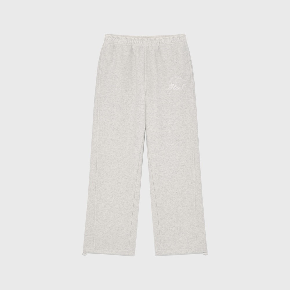 ★GLOWNY★ BOLD TRACKSUIT PANTS (OATMEAL)