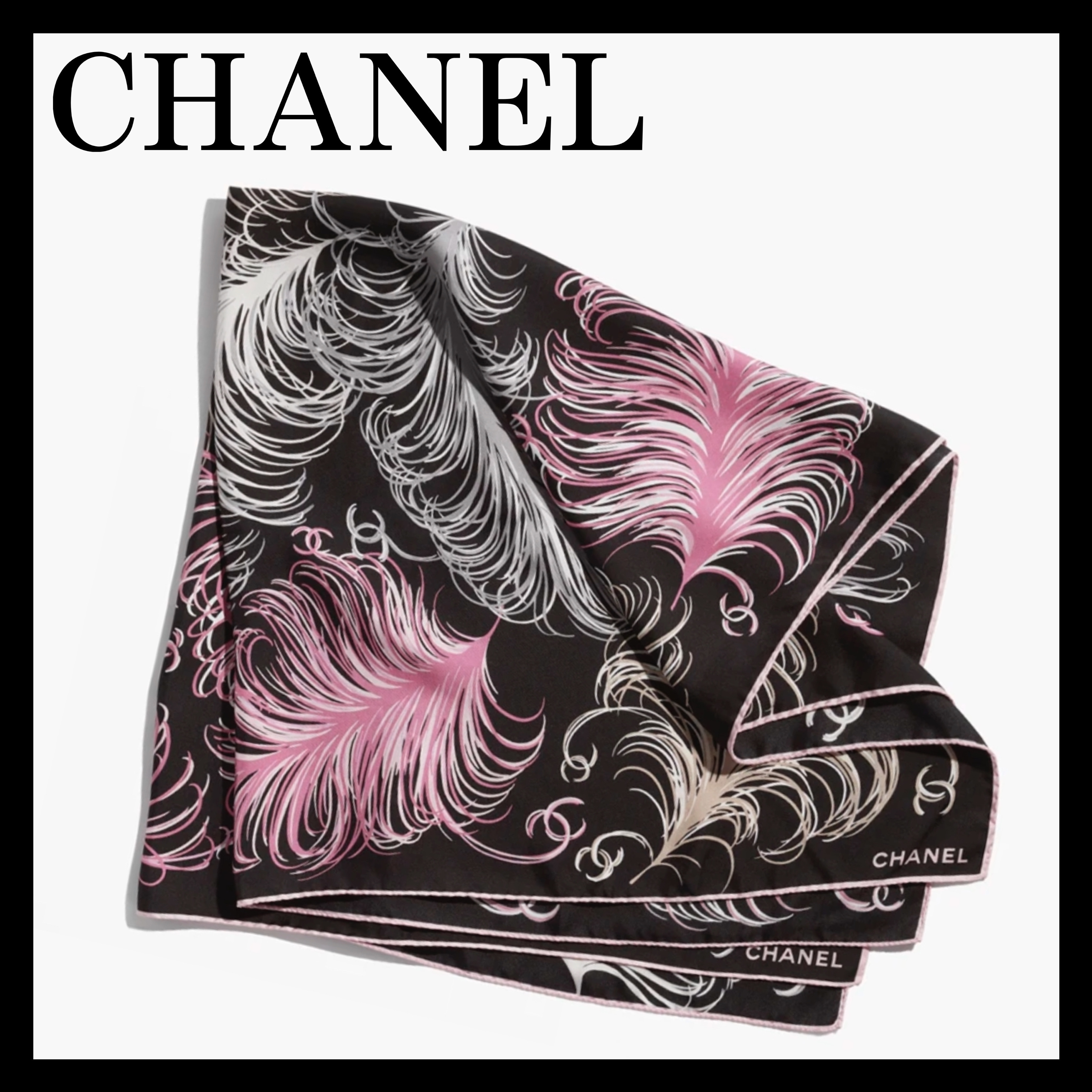 《上品な女性らしい雰囲気に合う♪》25S限定★CHANEL スカーフ