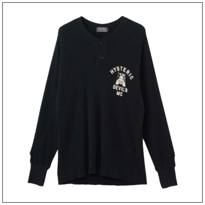 【HYSTERIC GLAMOUR】DEVIL’S MC HENRY NECK SWEAT/ロンT
