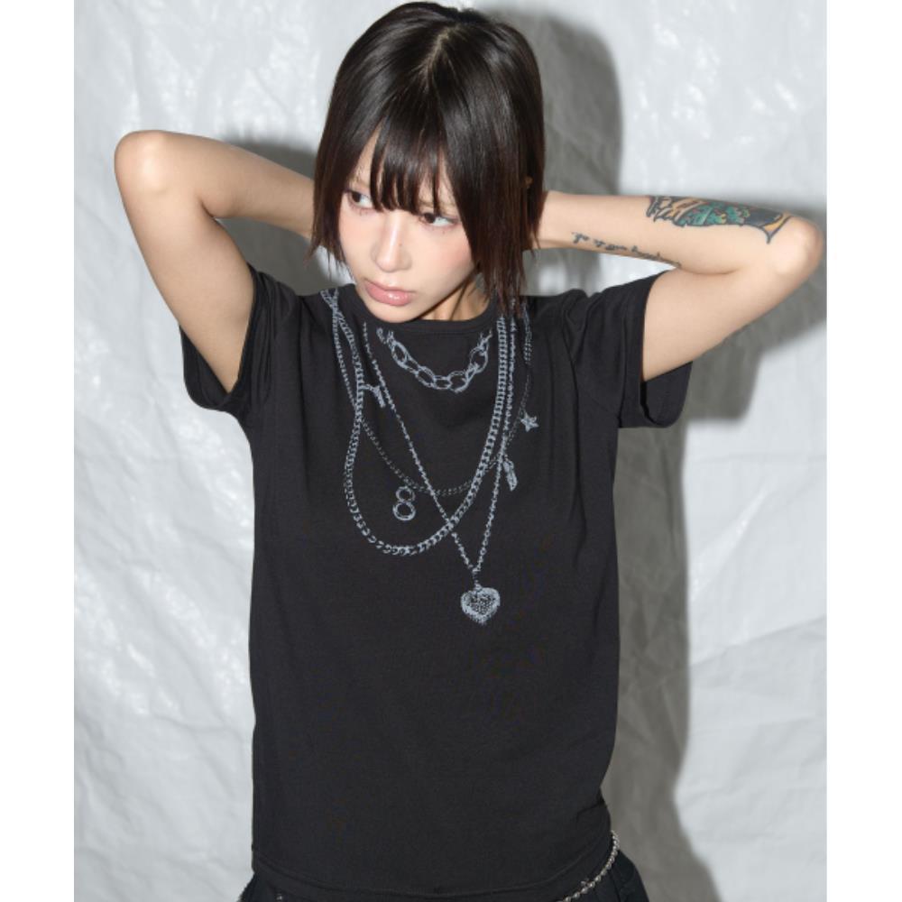 ☆NASTY FANCY CLUB☆ DUAL CHAMBERS NECKLACE T BLACK F25QB097