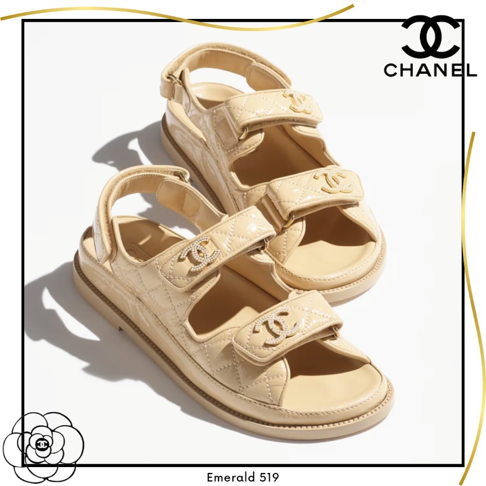 【最新作♡2025SS】上品カラーが可愛い CHANEL サンダル