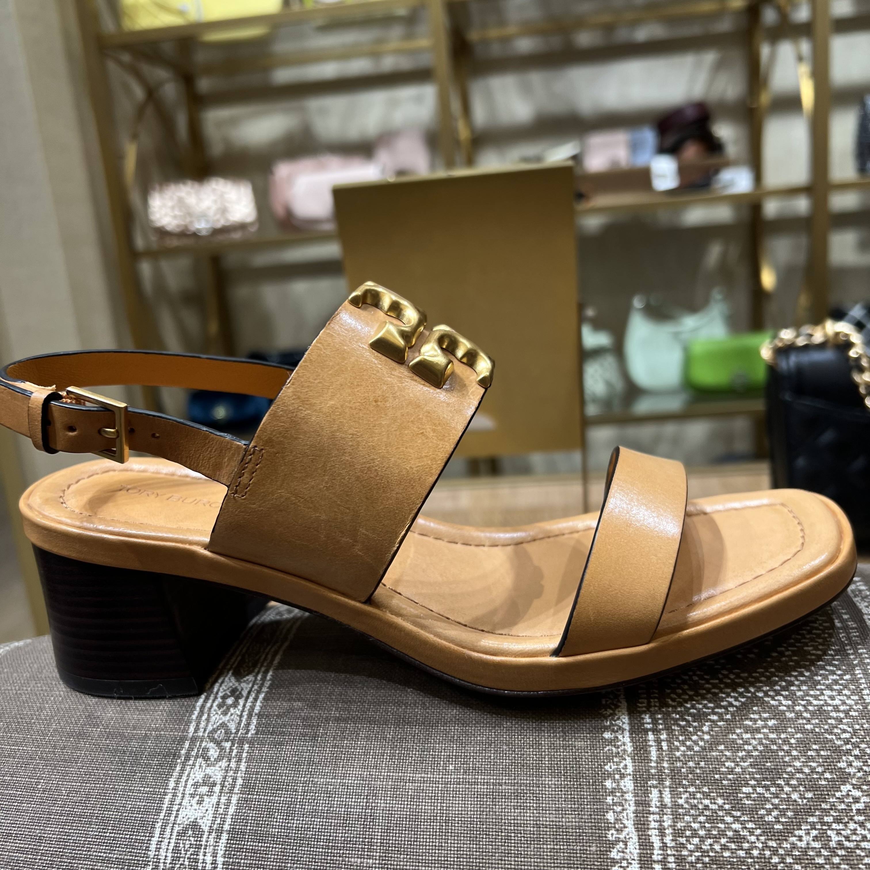 TORY BURCH 直営OUTLET ELEANOR HEEL SANDALサンダルヒール