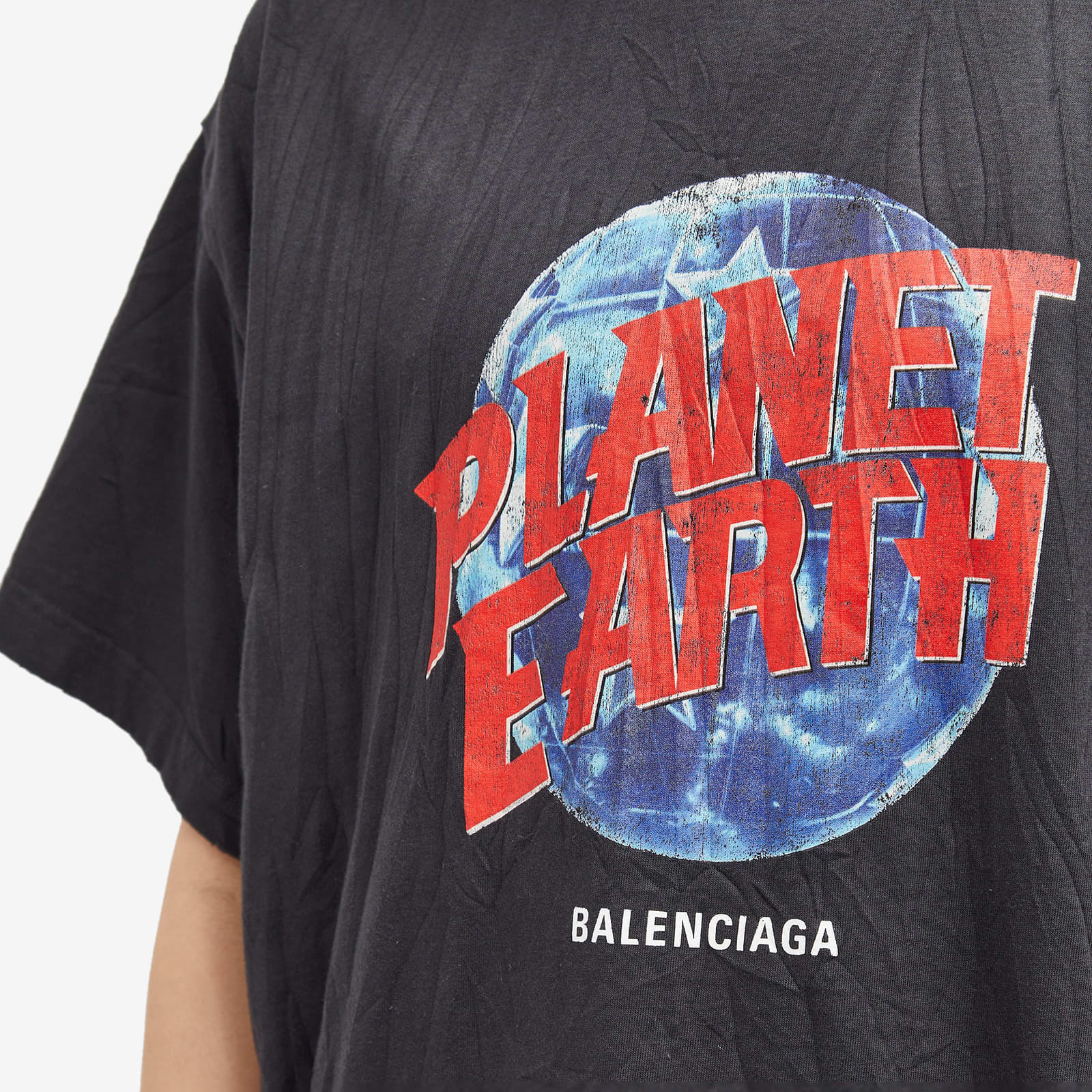 関税込【BALENCIAGA】プラネットアース オーバーサイズ Tシャツ 関税込【BALENCIAGA】Planet EarthオーバーサイズTシャツ Black
