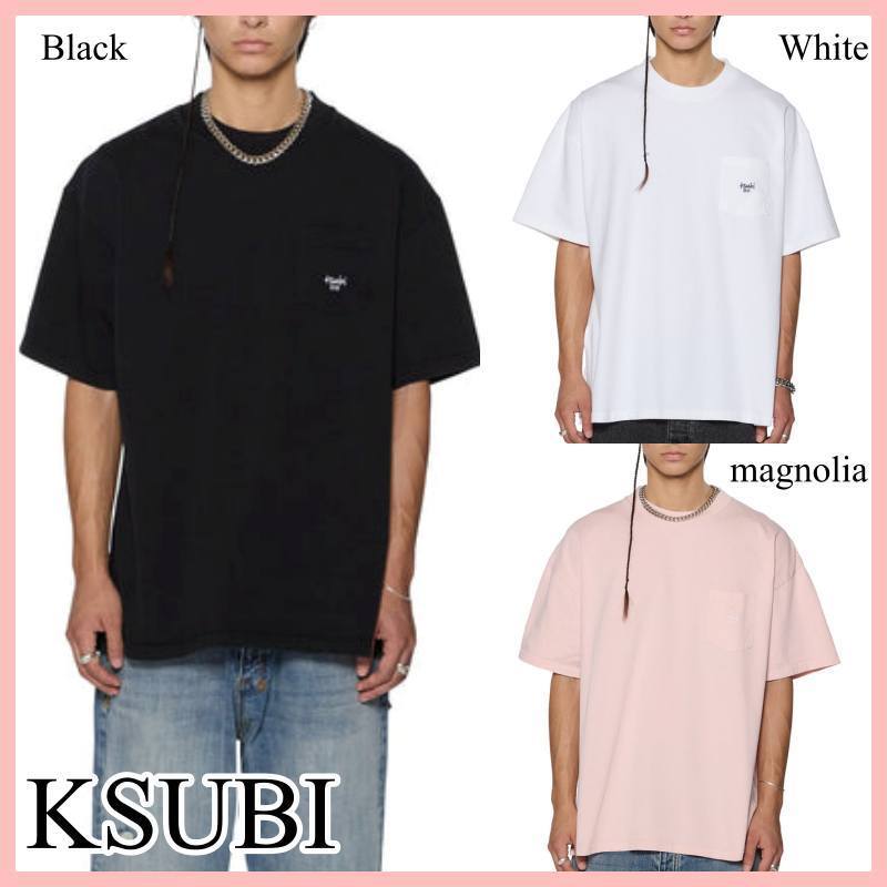 KSUBI Stamp Ekcess ポケット 半袖 Tシャツ 3色 送料込み