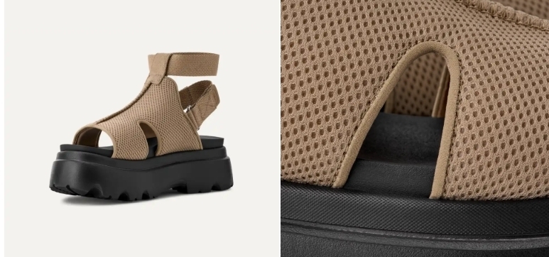 《UGG》CELESTE 2WAY レザーサンダル プラットホーム