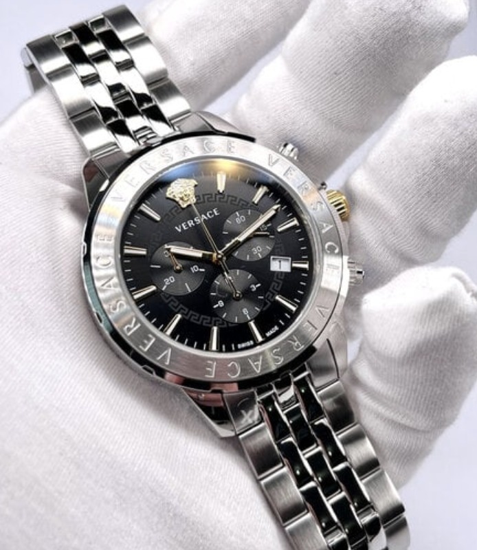 【送料関税込み】VERSACE クロノ シグネチャー 44 mm