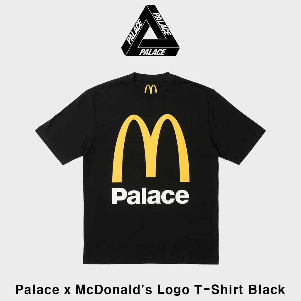 【Palace x McDonald's】 Logo T-Shirt Black