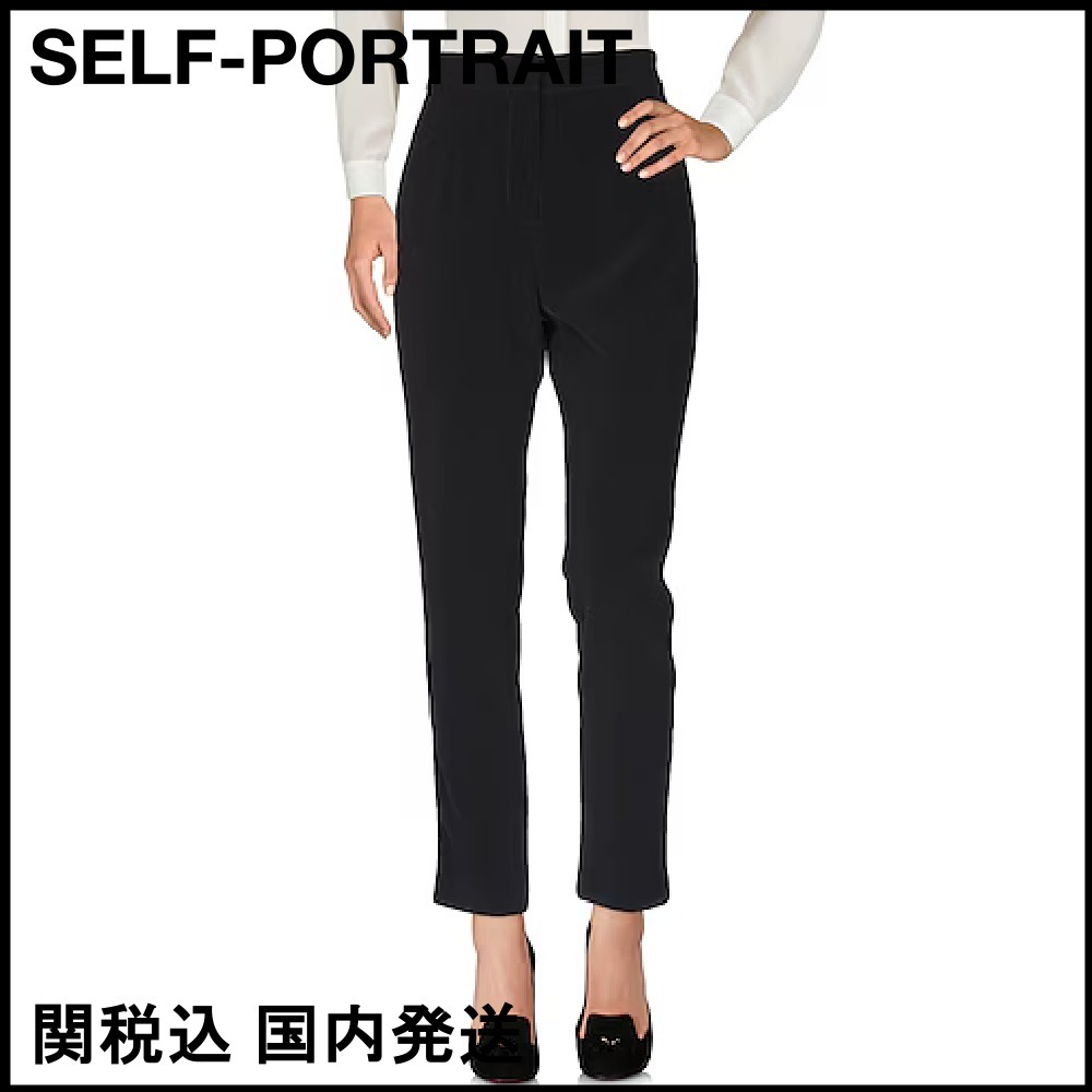 新作 SELF-PORTRAIT 芸能人多数着用ブランド クラシックパンツ