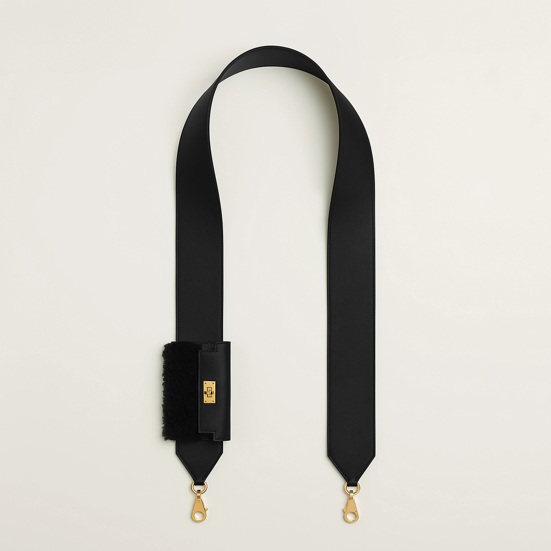 【美】HERMES バッグストラップ 《ケリー ポケット プラッシュ》