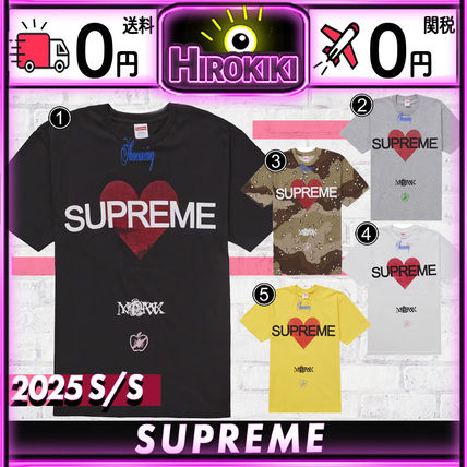 Supreme シュプリーム ポロシャツ マルチボーダー ブラウン ロゴ