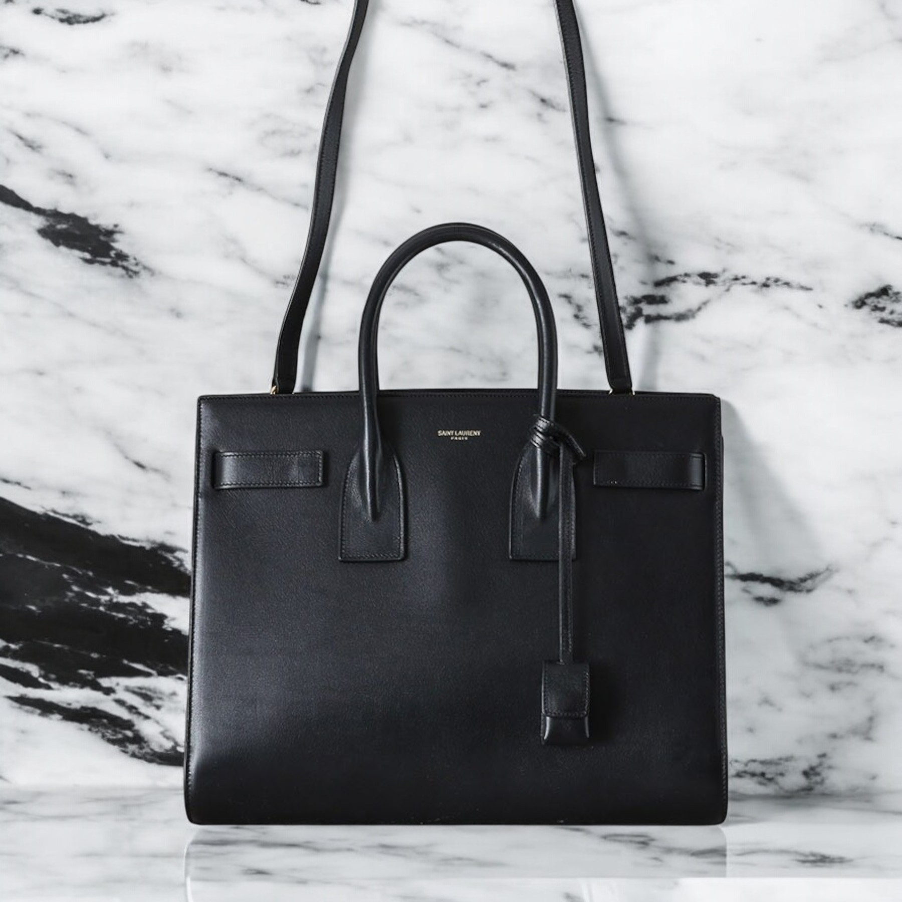 《SAINT LAURENT》サックドジュール トートバッグ 中古