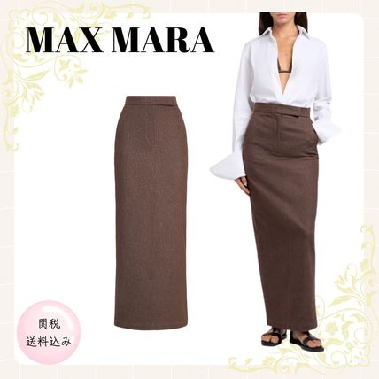 関税送料込【Max Mara】PIANOSA スカート ピアノーザ ブラウン MAX MARA PIANOSA - 海外通販のBUYMA
