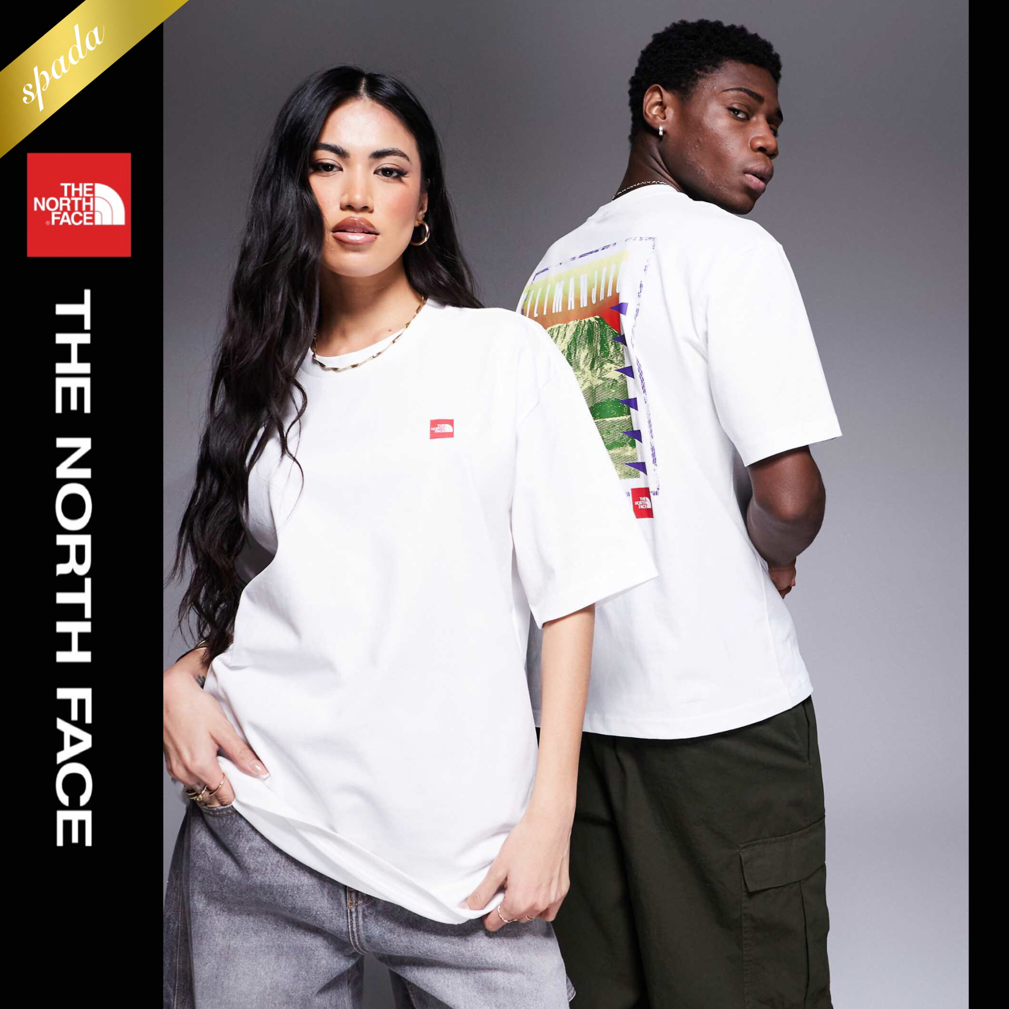 【THE NORTH FACE】バックプリント Tシャツ ホワイト / 送料無料