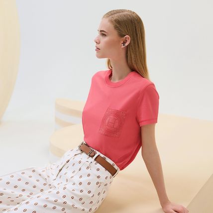 ピンク系 HERMES(エルメス) Tシャツ・カットソー(レディース) 3