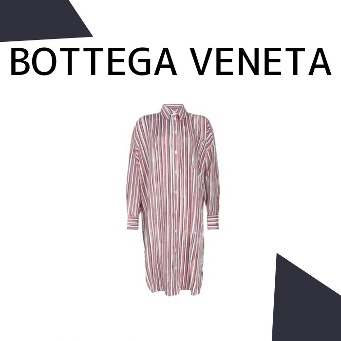 ワンピース BOTTEGAVENETA RED SILK DRESS