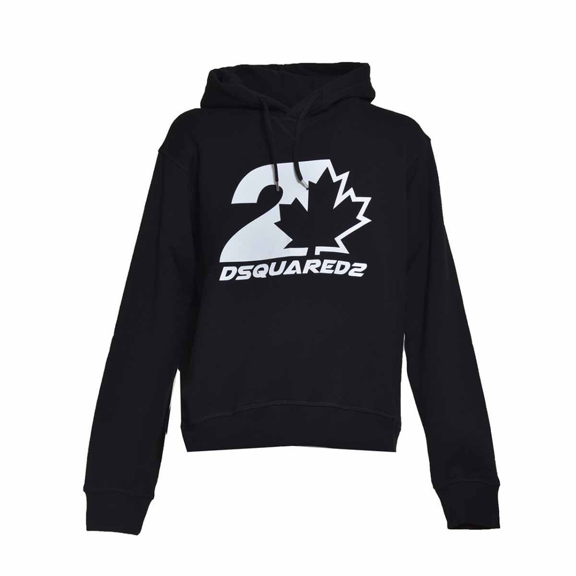パーカー・フーディ Dsquared2 Black Cotton Cool Fit Hoodie