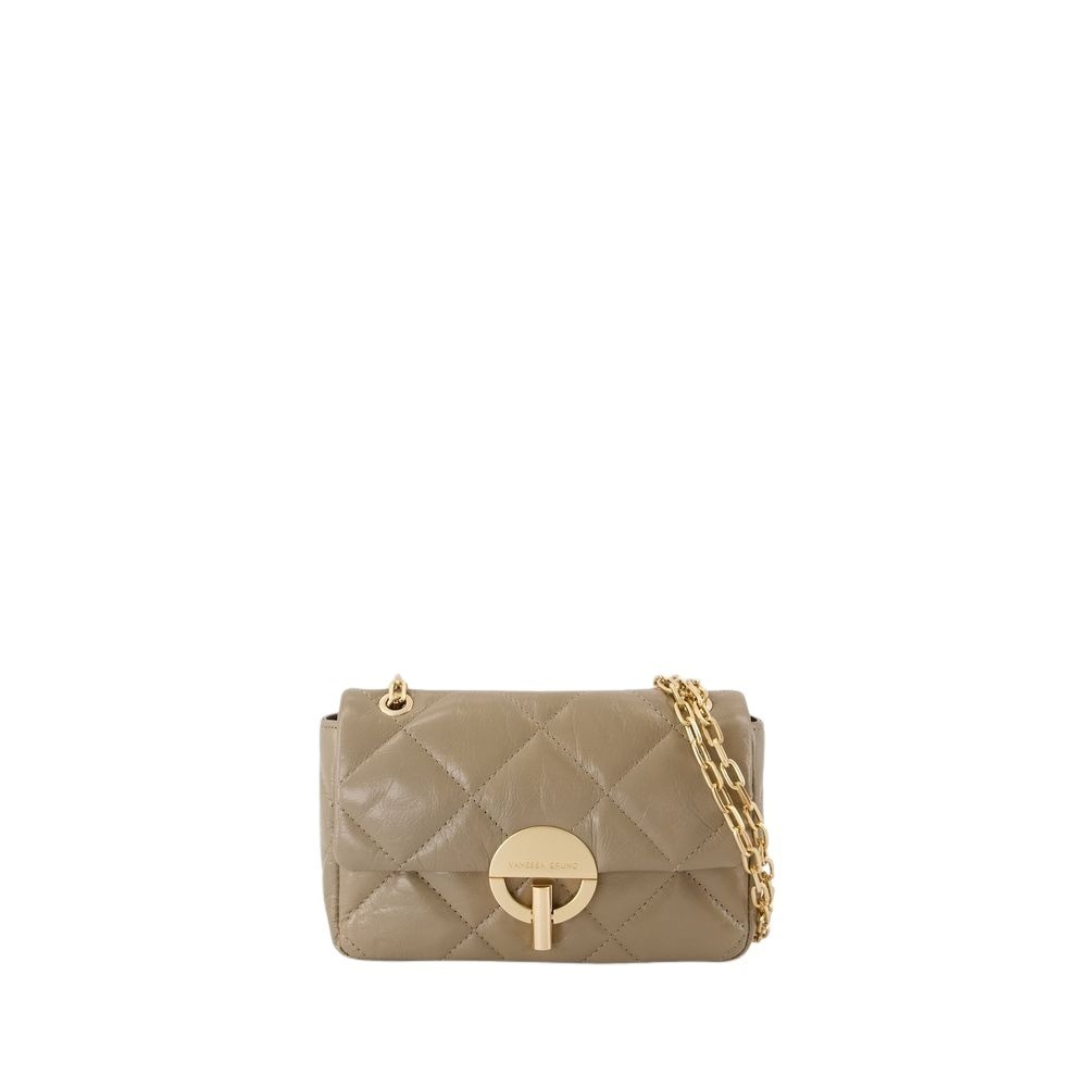 ショルダーバッグ・ポシェット Vanessa Bruno Moon Medium Handbag - Leather - Brown