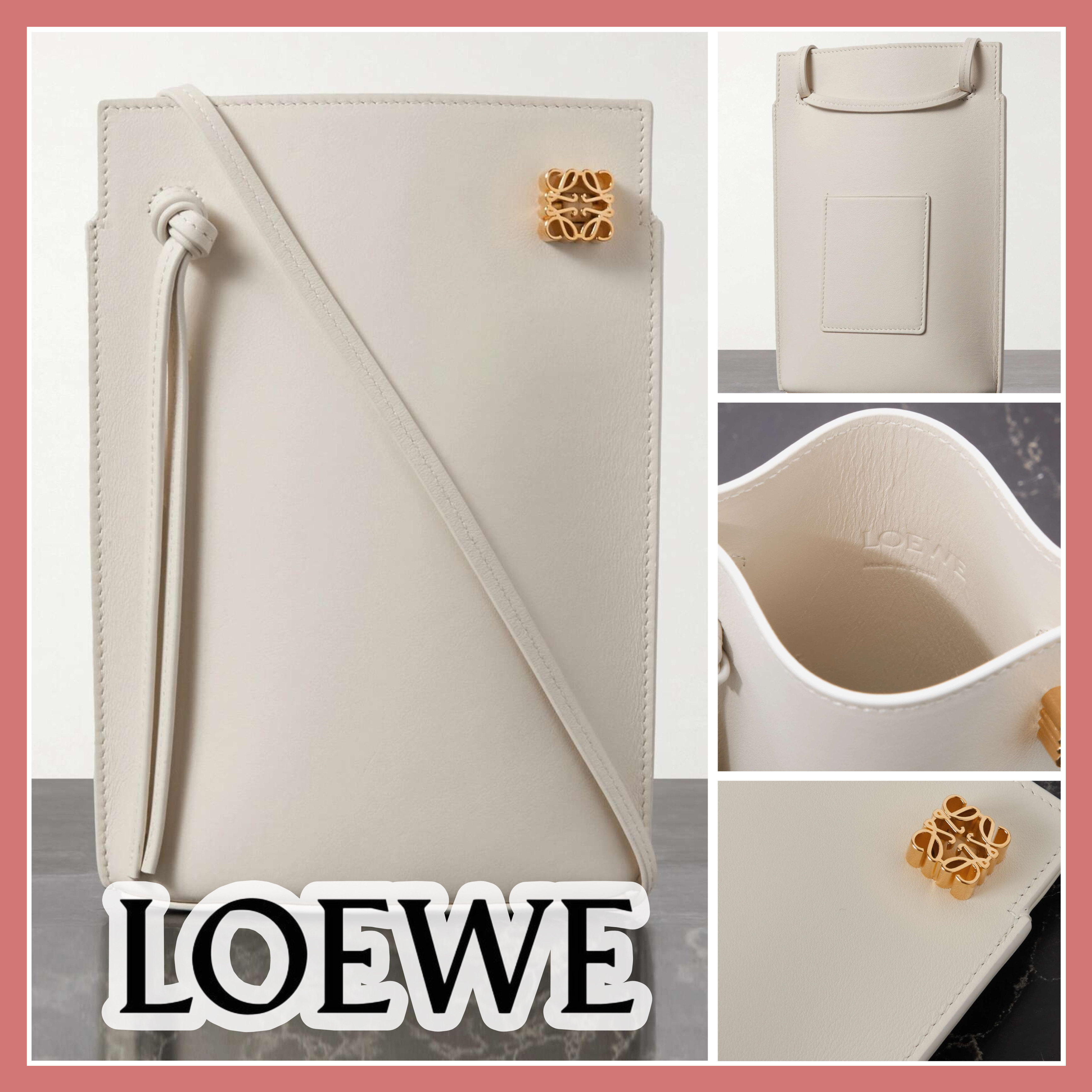 【関税込み】☆LOEWE☆ Dice Pocket レザー ショルダーバッグ
