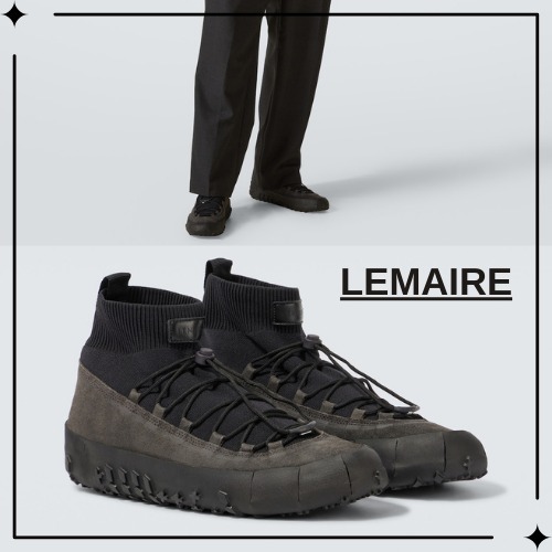 【LEMAIRE】x Vibram スエード トリムスニーカー ※在庫薄